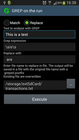 GREP On The Run screenshot 3