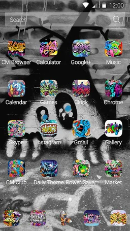 Graffiti Theme screenshot 4