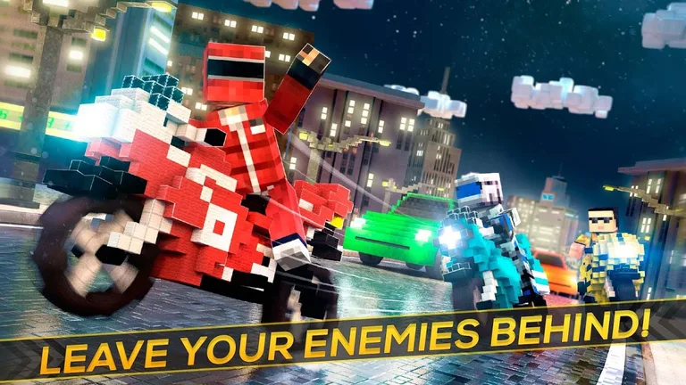 Blocky Superbikes Race Game - Motorcycle Challenge screenshot 4