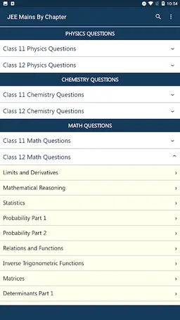 JEE Mains By Chapters screenshot 2