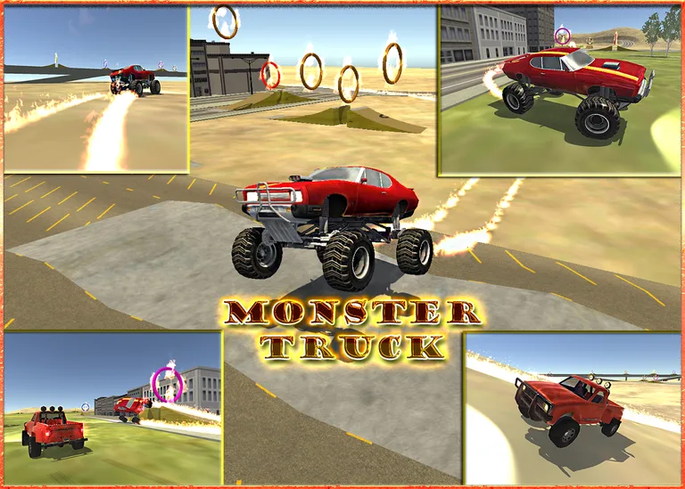 Monster Trucker Racing 3D screenshot 1