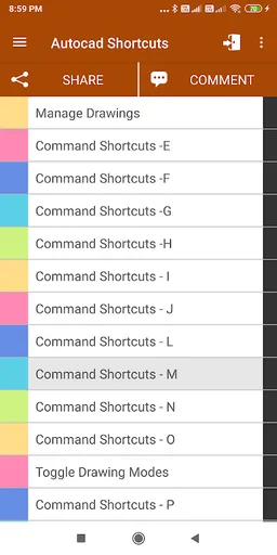 Autocad Shortcuts screenshot 5