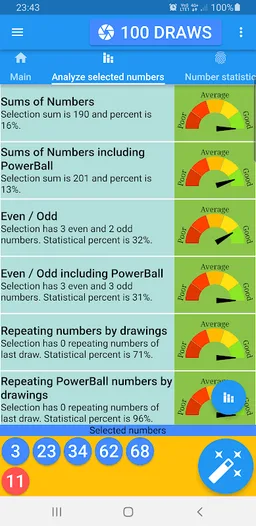 Powerball results & statistics screenshot 8