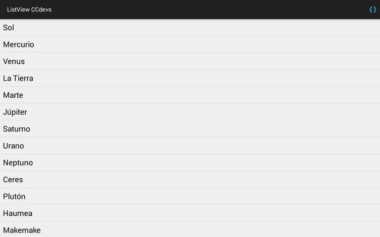 ListView CCdevs screenshot 1