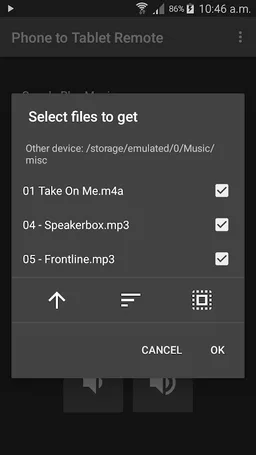 Phone to Tablet Remote: for music apps and Youtube screenshot 7