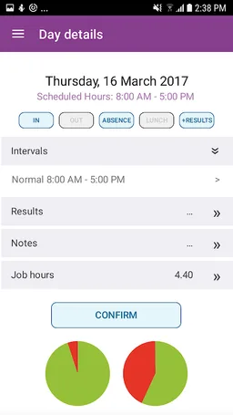 IFS Time Tracker 9 screenshot 1
