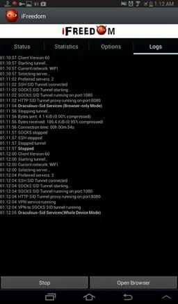iFreedom screenshot 2