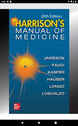 Harrison's Manual of Medicine 20th Edition screenshot 17