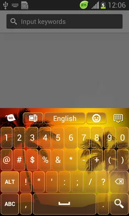 Hot Summer Keyboard screenshot 6