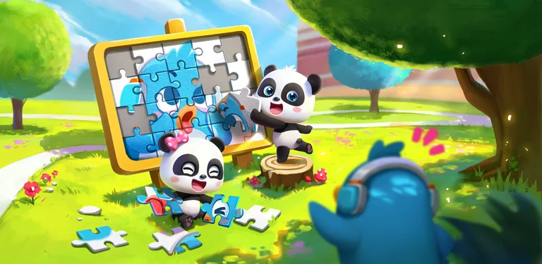 Baby Panda's Kids Puzzles cover image