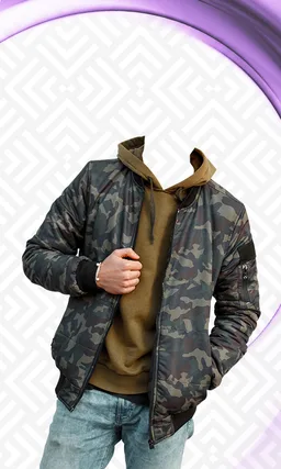 Men Sweatshirt Photo Suit screenshot 6