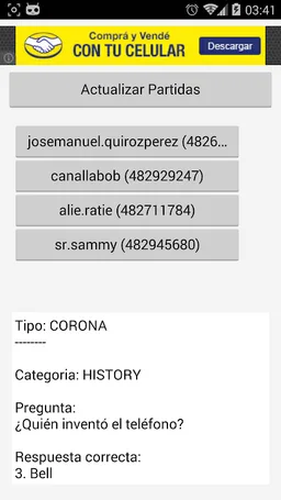 Answered screenshot 1