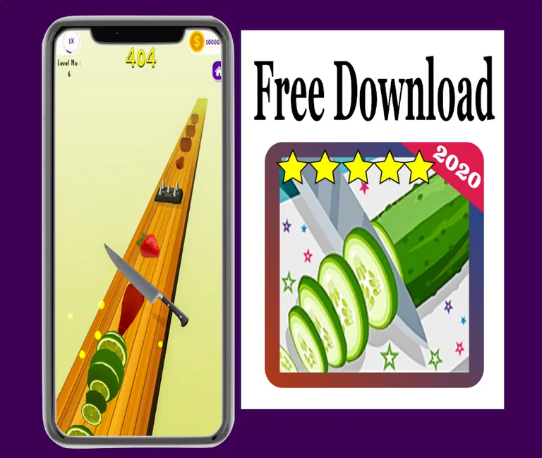 New : Fruit Cut Slicer 3D 2020 screenshot 5