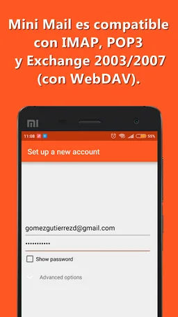Minimal Mail - For Gmail, Yahoo y Hotmail screenshot 2