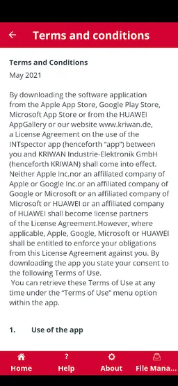 KRIWAN INTspector screenshot 1