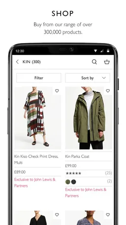 John Lewis & Partners screenshot 2