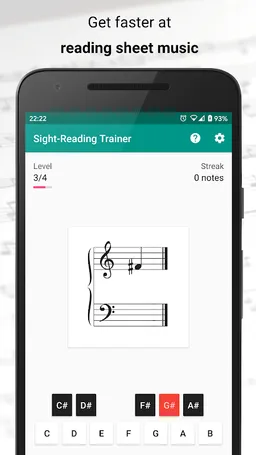 Sight-Reading Trainer screenshot 2