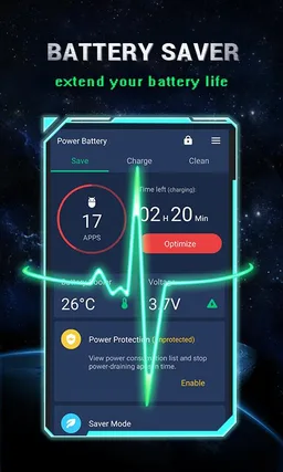 Battery Saver Pro - Power Battery Free screenshot 1