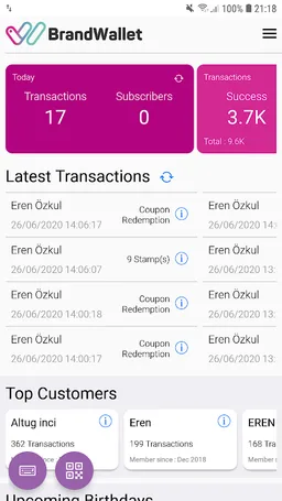 BrandWallet Merchant screenshot 2