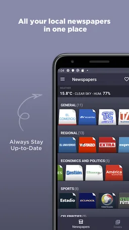 Ecuadorian Newspapers screenshot 1