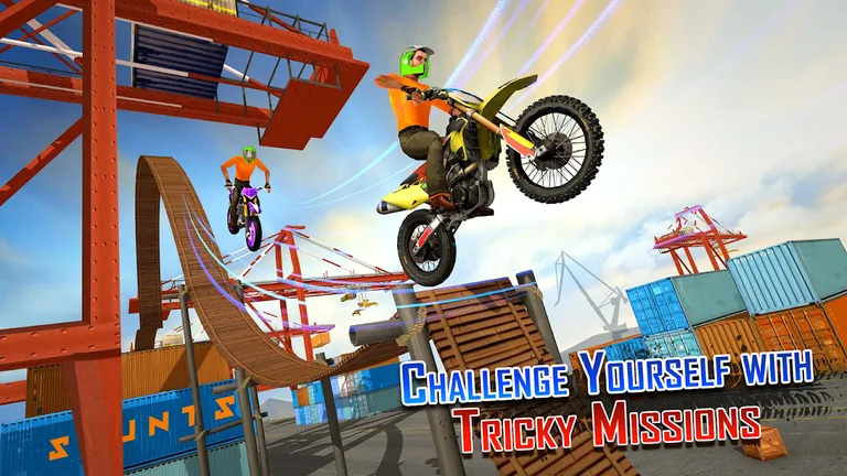 Tricky Bike Stunt Race : Bike Racing Games screenshot 2