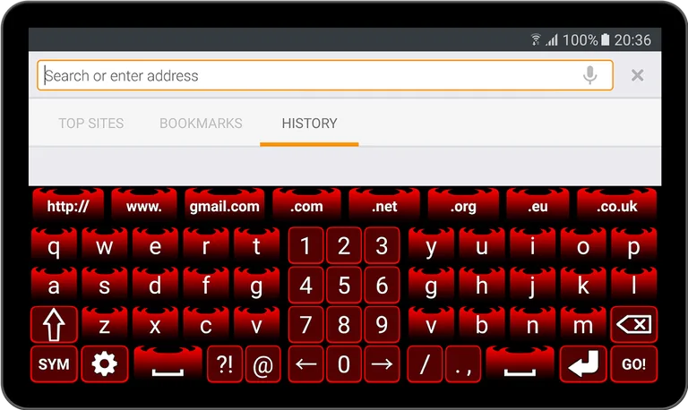 Evil Red Keyboard screenshot 5