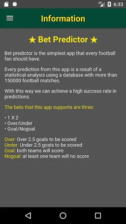 Bet Predictor screenshot 2