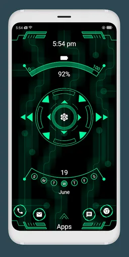 Hi-tech next generation launcher screenshot 7