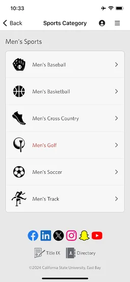 CSU East Bay Mobile screenshot 2