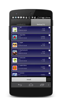 FULL BACKUP screenshot 2