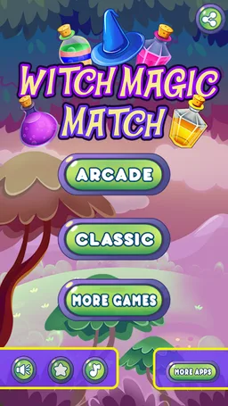 Witch Magic: Match 3 screenshot 1