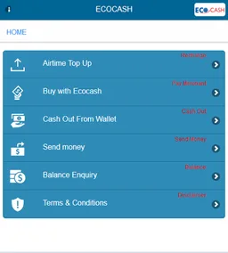 EcoCash screenshot 2