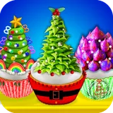 Cooking Rainbow & Unicorn Christmas Cupcakes! DIY icon