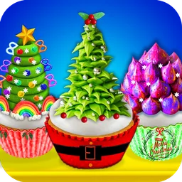 Cooking Rainbow & Unicorn Christmas Cupcakes! DIY icon