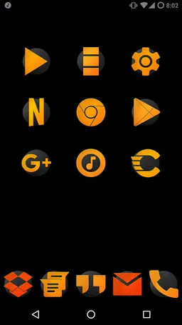 ORANGE - Icon Pack screenshot 1