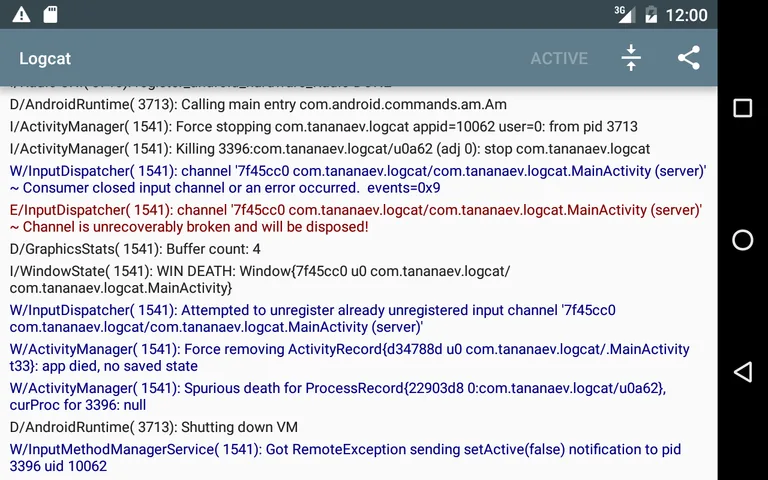 Logcat [NO ROOT] screenshot 3