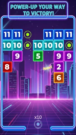 Brick Blast: Neon Breaker screenshot 2