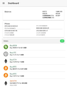 Cryptofy.me: GDAX trading app screenshot 9