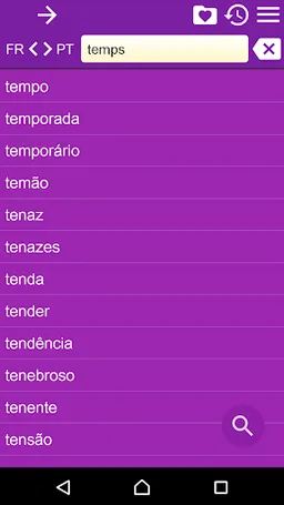 French Braz.Portuguese Dict screenshot 7