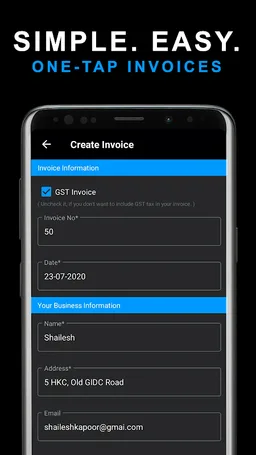 Gst invoice and billing app free screenshot 5