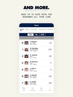 Seattle Seahawks Mobile screenshot 18