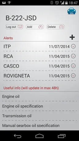 Just Drive - Car Management screenshot 2