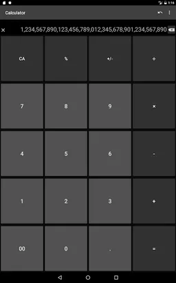 Calculator with many digit screenshot 8