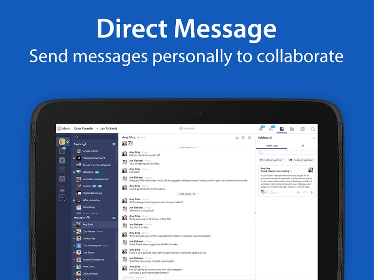 Team.biz - Business Messaging screenshot 4