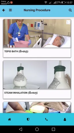 Nursing procedure screenshot 1