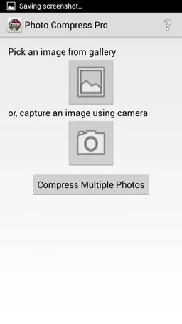 Photo Compress Pro 2.0 screenshot 1