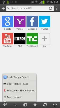 Exsoul Web Browser screenshot 2