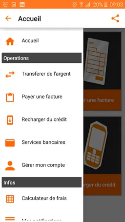 Orange Money Sénégal screenshot 1