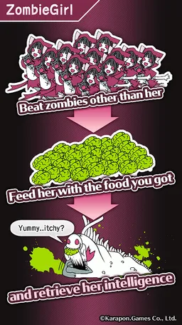 ZombieGirl-Zombie growing game screenshot 2