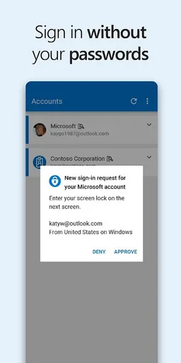 Microsoft Authenticator screenshot 1